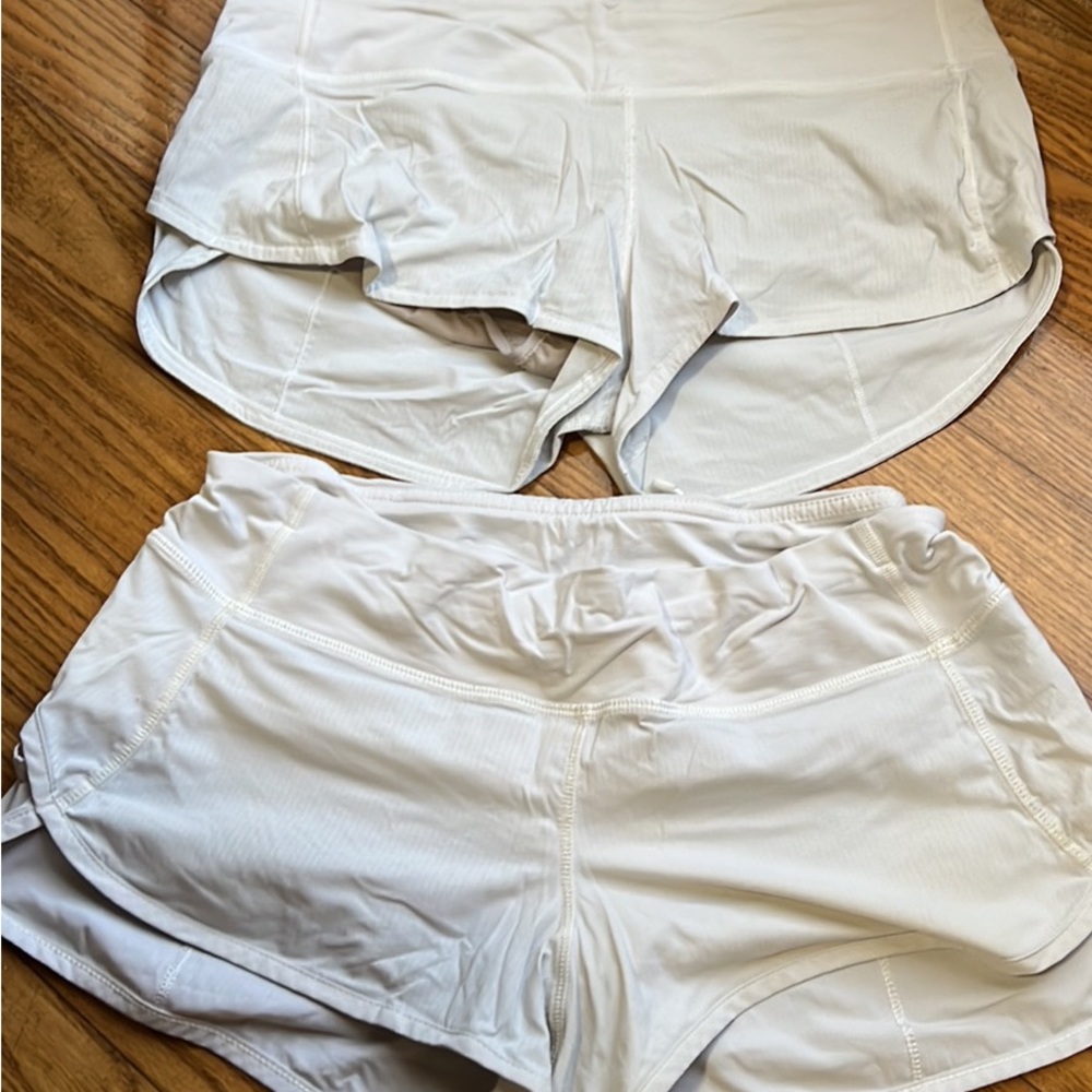 White lululemon speed ups size 6